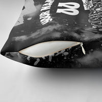 Personalized California Street Graffiti Pillow Cover Monochrome Urban Streetwear - Phoenix Bird - West Coast Riot
