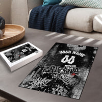 Personalized California Street Graffiti Puzzle Monochrome Urban Streetwear - Phoenix Bird - West Coast Riot