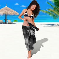 Personalized California Street Graffiti Sarong Monochrome Urban Streetwear - Phoenix Bird - West Coast Riot