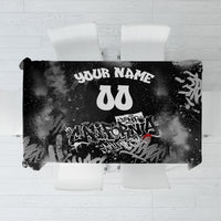 Personalized California Street Graffiti Tablecloth Monochrome Urban Streetwear - Phoenix Bird - West Coast Riot