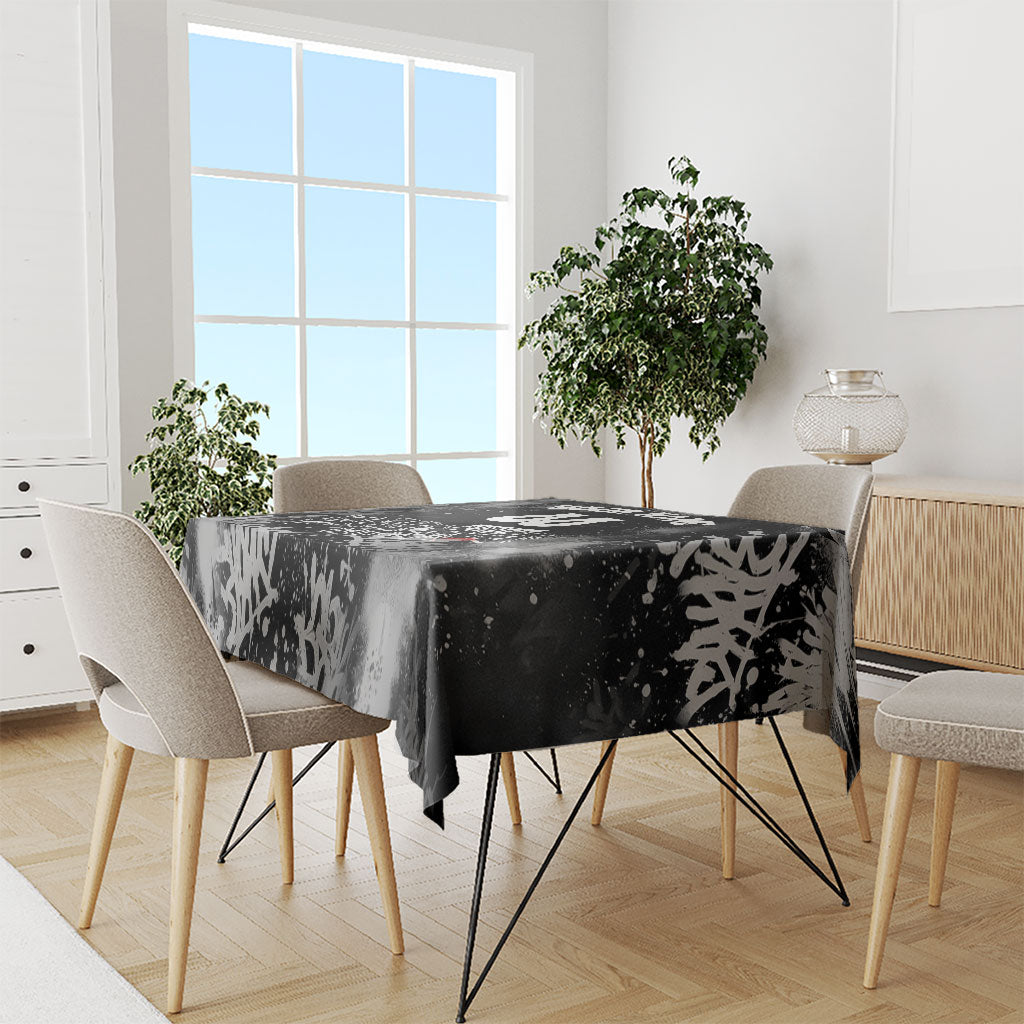 Personalized California Street Graffiti Tablecloth Monochrome Urban Streetwear - Phoenix Bird - West Coast Riot