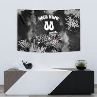 Personalized California Street Graffiti Tapestry Monochrome Urban Streetwear - Phoenix Bird - West Coast Riot