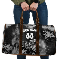 Personalized California Street Graffiti Travel Bag Monochrome Urban Streetwear - Phoenix Bird - West Coast Riot