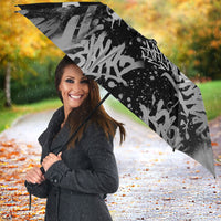 Personalized California Street Graffiti Umbrella Monochrome Urban Streetwear - Phoenix Bird - West Coast Riot