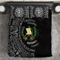 Guatemala National Emblem Bedding Set with Mayan Pattern and Orgullo Chapin Quote Design - Wonder Print Shop