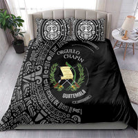 Guatemala National Emblem Bedding Set with Mayan Pattern and Orgullo Chapin Quote Design - Wonder Print Shop