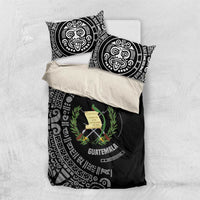 Guatemala National Emblem Bedding Set with Mayan Pattern and Orgullo Chapin Quote Design - Wonder Print Shop
