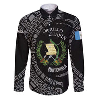 Guatemala National Emblem Family Matching Puletasi and Hawaiian Shirt with Mayan Pattern and Orgullo Chapin Quote Design - Wonder Print Shop