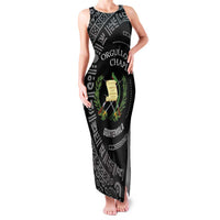 Guatemala National Emblem Family Matching Tank Maxi Dress and Hawaiian Shirt with Mayan Pattern and Orgullo Chapin Quote Design - Wonder Print Shop