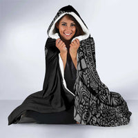 Guatemala National Emblem Hooded Blanket with Mayan Pattern and Orgullo Chapin Quote Design - Wonder Print Shop