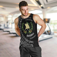 Guatemala National Emblem Men Tank Top with Mayan Pattern and Orgullo Chapin Quote Design - Wonder Print Shop