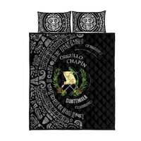 Guatemala National Emblem Quilt Bed Set with Mayan Pattern and Orgullo Chapin Quote Design - Wonder Print Shop