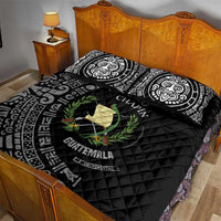 Guatemala National Emblem Quilt Bed Set with Mayan Pattern and Orgullo Chapin Quote Design - Wonder Print Shop