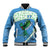 Guatemala Quetzal Bird Baseball Jacket with Tribal Motif and Libre Como El Quetzal Design - Wonder Print Shop