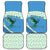 Guatemala Quetzal Bird Car Mats with Tribal Motif and Libre Como El Quetzal Design - Wonder Print Shop