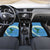 Guatemala Quetzal Bird Car Mats with Tribal Motif and Libre Como El Quetzal Design - Wonder Print Shop