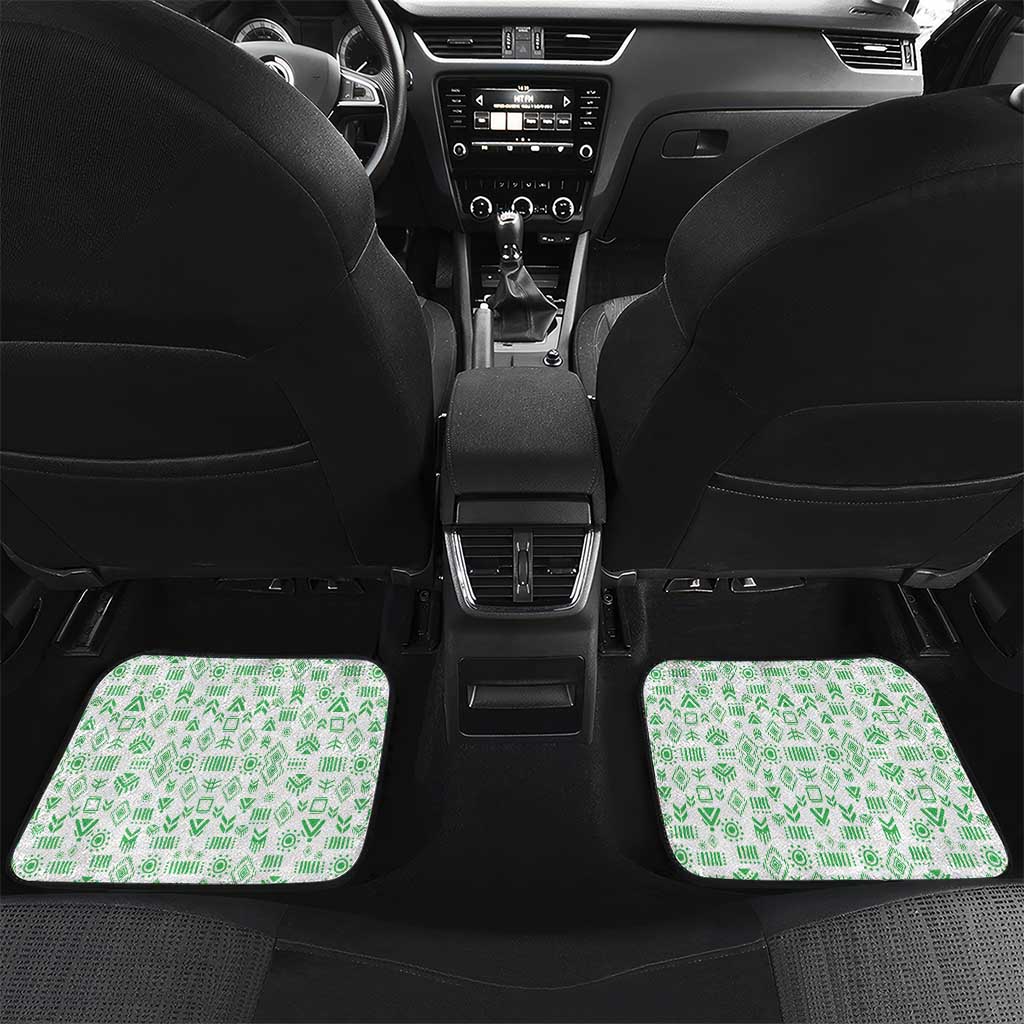 Guatemala Quetzal Bird Car Mats with Tribal Motif and Libre Como El Quetzal Design - Wonder Print Shop