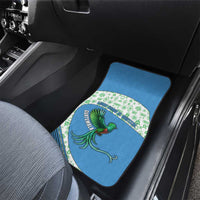 Guatemala Quetzal Bird Car Mats with Tribal Motif and Libre Como El Quetzal Design - Wonder Print Shop