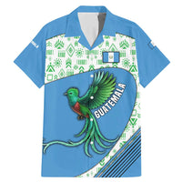 Guatemala Quetzal Bird Family Matching Mermaid Dress and Hawaiian Shirt with Tribal Motif and Libre Como El Quetzal Design - Wonder Print Shop
