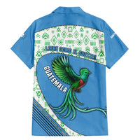 Guatemala Quetzal Bird Family Matching Mermaid Dress and Hawaiian Shirt with Tribal Motif and Libre Como El Quetzal Design - Wonder Print Shop