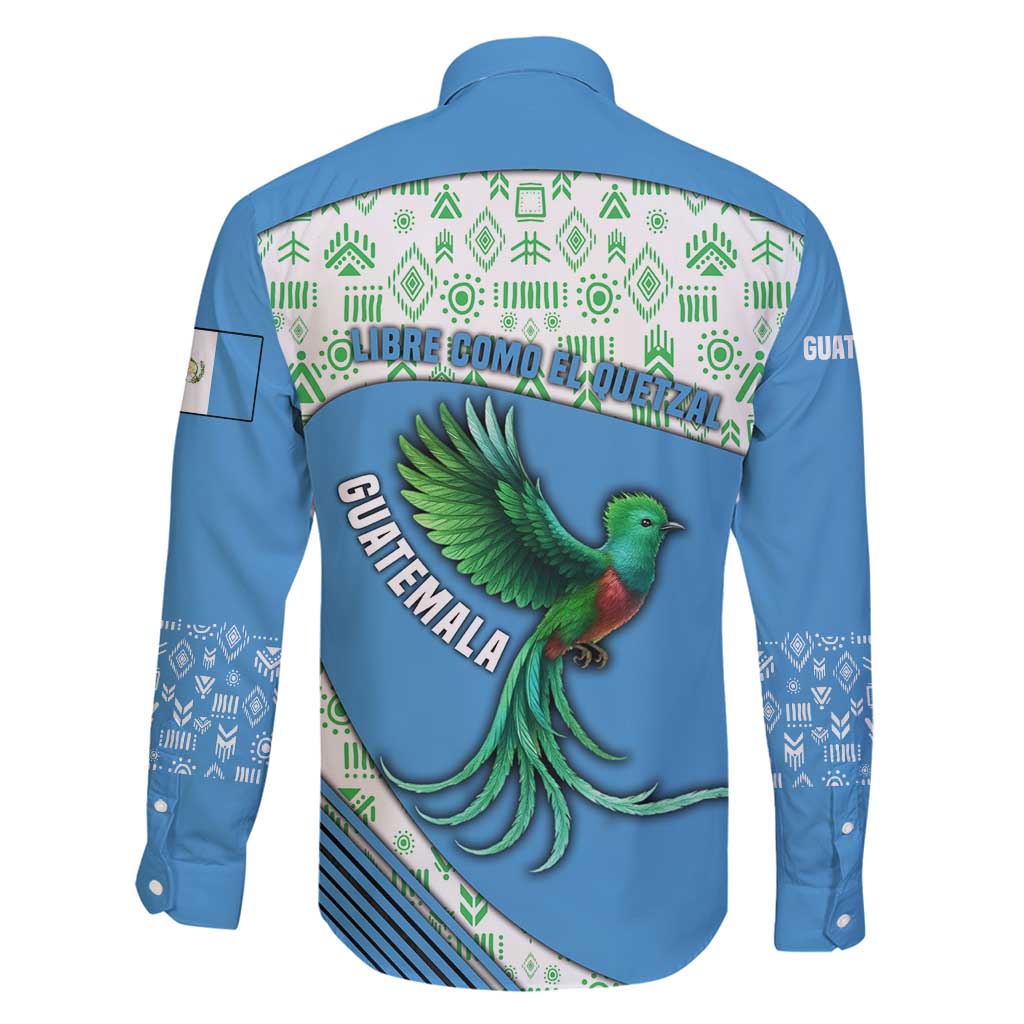 Guatemala Quetzal Bird Family Matching Summer Maxi Dress and Hawaiian Shirt with Tribal Motif and Libre Como El Quetzal Design - Wonder Print Shop