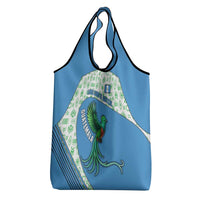 Guatemala Quetzal Bird Grocery Bag with Tribal Motif and Libre Como El Quetzal Design - Wonder Print Shop