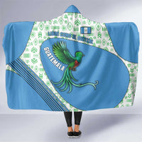 Guatemala Quetzal Bird Hooded Blanket with Tribal Motif and Libre Como El Quetzal Design - Wonder Print Shop