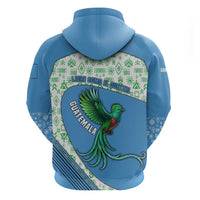 Guatemala Quetzal Bird Hoodie with Tribal Motif and Libre Como El Quetzal Design - Wonder Print Shop