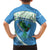 Guatemala Quetzal Bird Kid Hawaiian Shirt with Tribal Motif and Libre Como El Quetzal Design - Wonder Print Shop