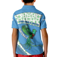 Guatemala Quetzal Bird Kid Polo Shirt with Tribal Motif and Libre Como El Quetzal Design - Wonder Print Shop