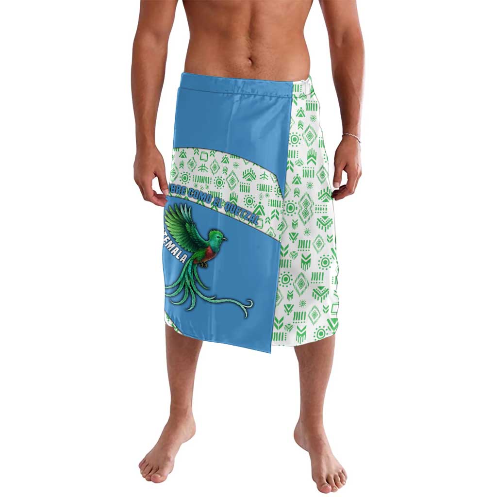Guatemala Quetzal Bird Lavalava with Tribal Motif and Libre Como El Quetzal Design - Wonder Print Shop