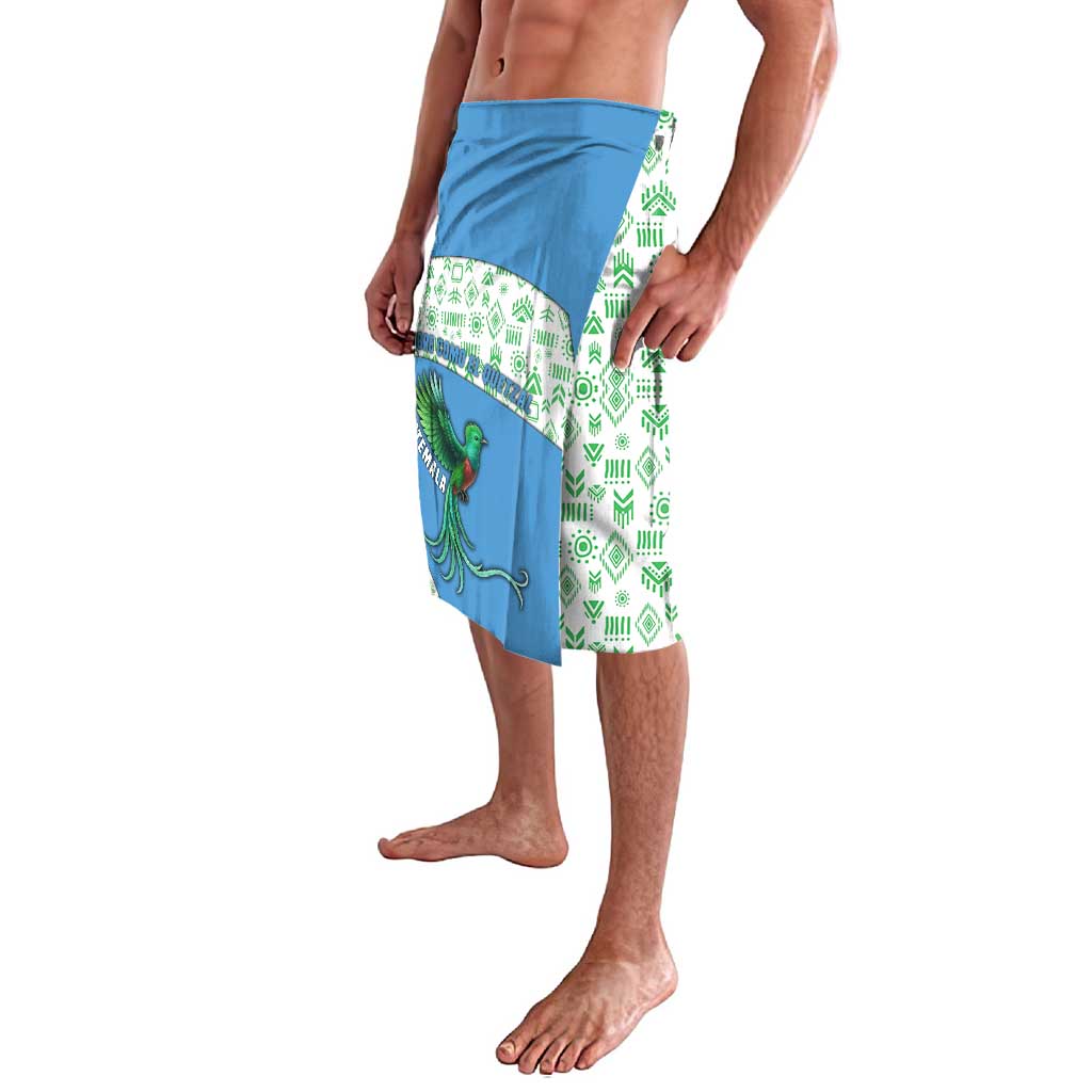 Guatemala Quetzal Bird Lavalava with Tribal Motif and Libre Como El Quetzal Design - Wonder Print Shop