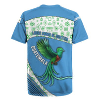 Guatemala Quetzal Bird Rugby Jersey with Tribal Motif and Libre Como El Quetzal Design - Wonder Print Shop