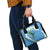 Guatemala Quetzal Bird Shoulder Handbag with Tribal Motif and Libre Como El Quetzal Design - Wonder Print Shop