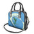 Guatemala Quetzal Bird Shoulder Handbag with Tribal Motif and Libre Como El Quetzal Design - Wonder Print Shop