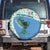 Guatemala Quetzal Bird Spare Tire Cover with Tribal Motif and Libre Como El Quetzal Design - Wonder Print Shop