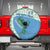Guatemala Quetzal Bird Spare Tire Cover with Tribal Motif and Libre Como El Quetzal Design - Wonder Print Shop