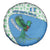 Guatemala Quetzal Bird Spare Tire Cover with Tribal Motif and Libre Como El Quetzal Design - Wonder Print Shop