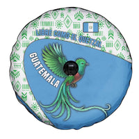 Guatemala Quetzal Bird Spare Tire Cover with Tribal Motif and Libre Como El Quetzal Design - Wonder Print Shop