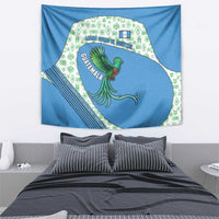 Guatemala Quetzal Bird Tapestry with Tribal Motif and Libre Como El Quetzal Design - Wonder Print Shop
