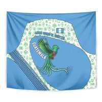 Guatemala Quetzal Bird Tapestry with Tribal Motif and Libre Como El Quetzal Design - Wonder Print Shop