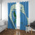 Guatemala Quetzal Bird Window Curtain with Tribal Motif and Libre Como El Quetzal Design - Wonder Print Shop