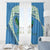 Guatemala Quetzal Bird Window Curtain with Tribal Motif and Libre Como El Quetzal Design - Wonder Print Shop