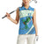 Guatemala Quetzal Bird Women Sleeveless Polo Shirt with Tribal Motif and Libre Como El Quetzal Design - Wonder Print Shop