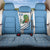 Guatemala Cute Quetzal Bird Back Car Seat Cover with Blue White Flag Colors and Tribal Pattern Design - Wonder Print Shop