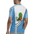 Guatemala Cute Quetzal Bird Rugby Jersey with Blue White Flag Colors and Tribal Pattern Design - Wonder Print Shop