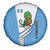 Guatemala Cute Quetzal Bird Spare Tire Cover with Blue White Flag Colors and Tribal Pattern Design - Wonder Print Shop