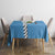 Guatemala Cute Quetzal Bird Tablecloth with Blue White Flag Colors and Tribal Pattern Design - Wonder Print Shop
