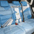 Guatemala Flag Map Back Car Seat Cover with Blue White Swirl and Geometric Pattern Design - Wonder Print Shop