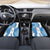 Guatemala Flag Map Car Mats with Blue White Swirl and Geometric Pattern Design - Wonder Print Shop